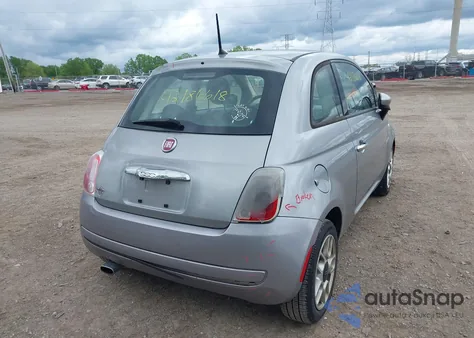 2015 Fiat 500 Pop z USA, uszkodzony, nr VIN 3C3CFFAR2FT590195